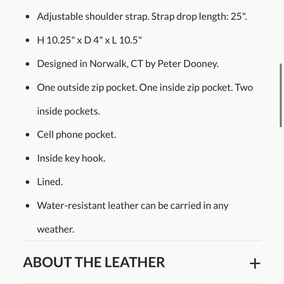 Dooney & Bourke Gray Shoulder Bag with Brown Trim - Picture 5 of 5